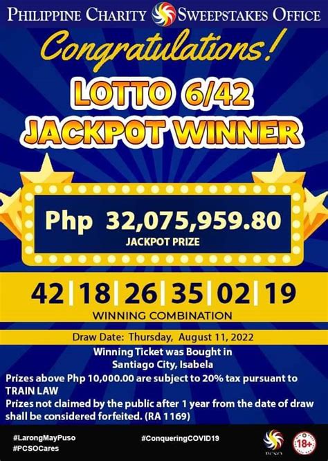 Isabela bettor wins P32 million lotto jackpot .